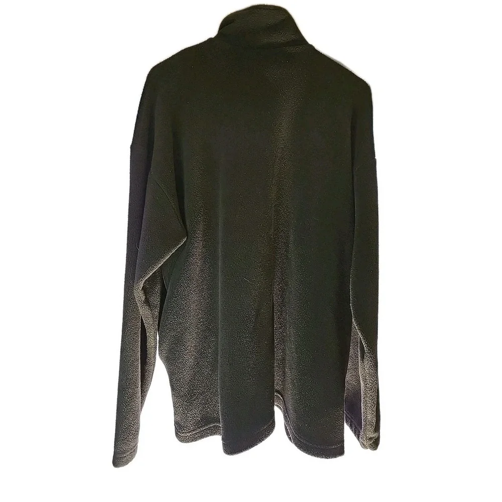 Vtg Polo Sport Ralph Lauren Sweatshirt Men's 2XL Black‎ Fleece 1/4 Zip 90s USA